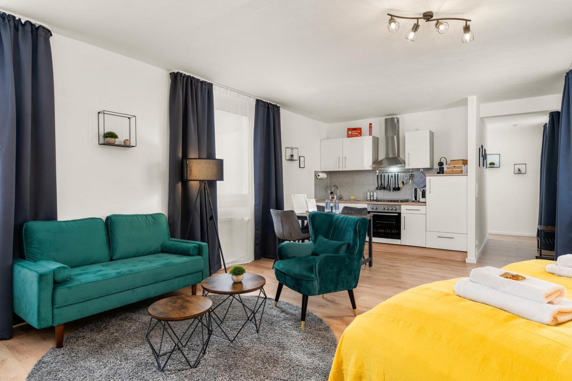 Free Living - City Design Apartments, Zentrum, Outlet, Balkon, Kueche Wolfsburg Dış mekan fotoğraf
