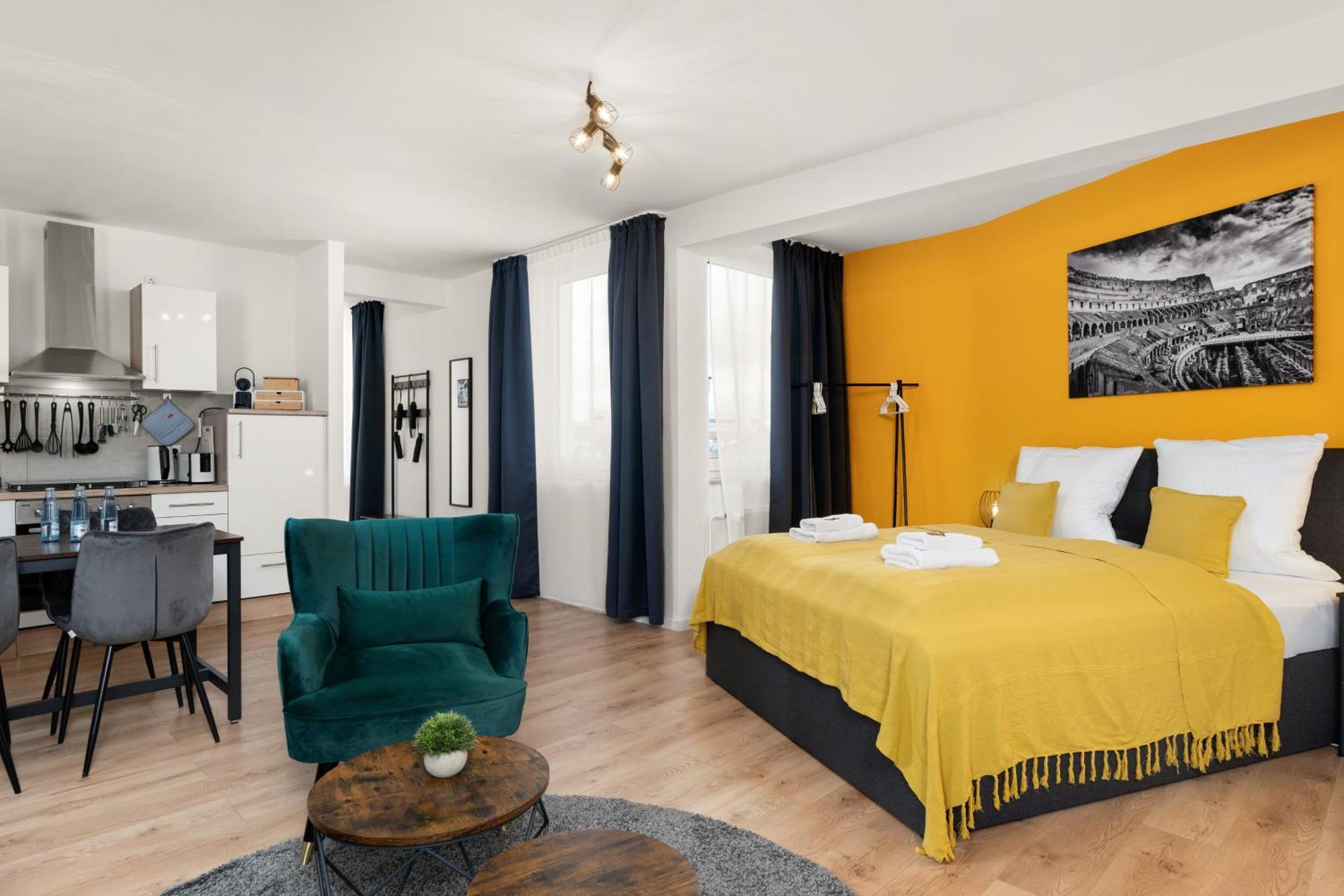 Free Living - City Design Apartments, Zentrum, Outlet, Balkon, Kueche Wolfsburg Dış mekan fotoğraf