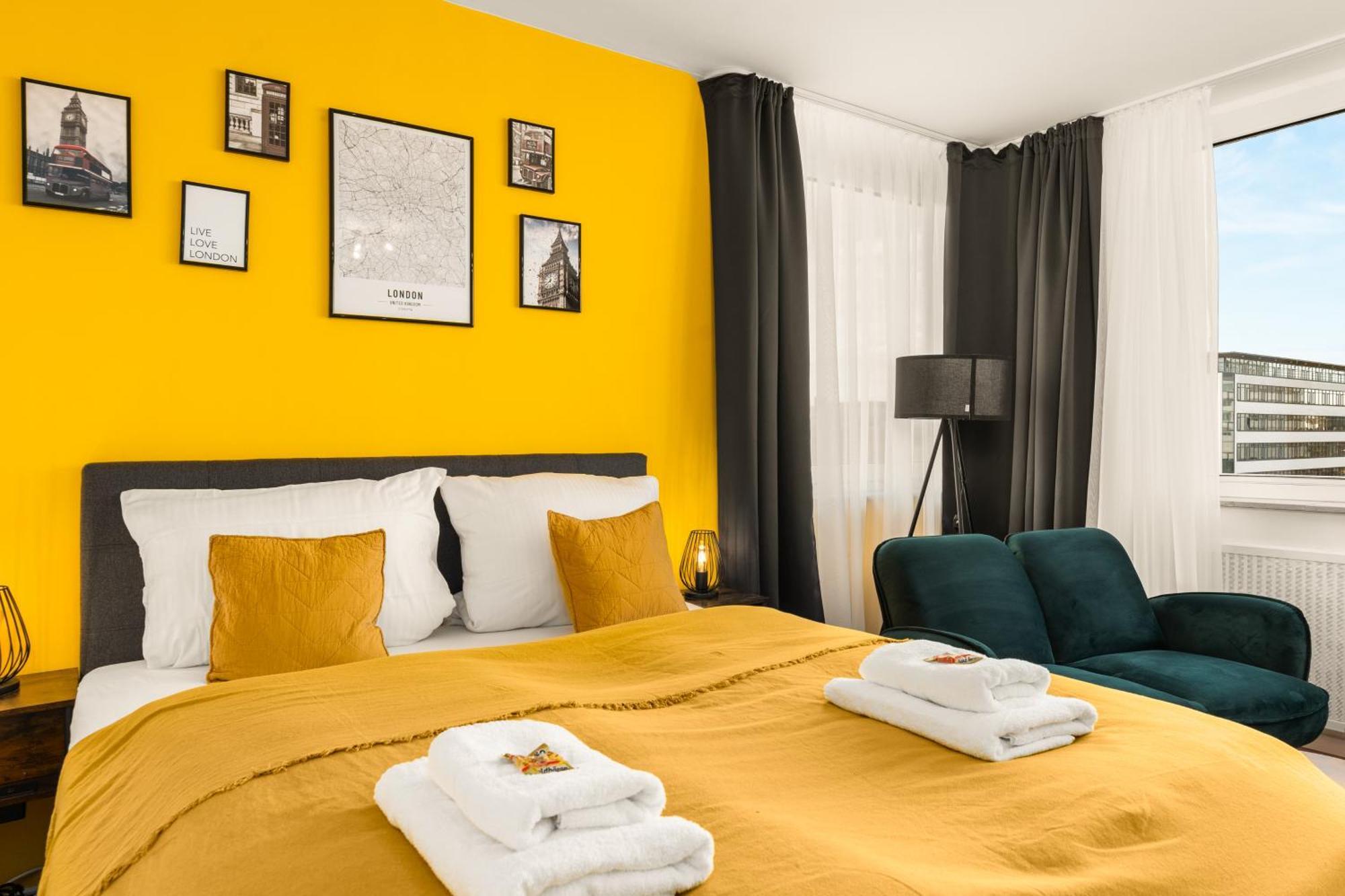 Free Living - City Design Apartments, Zentrum, Outlet, Balkon, Kueche Wolfsburg Dış mekan fotoğraf
