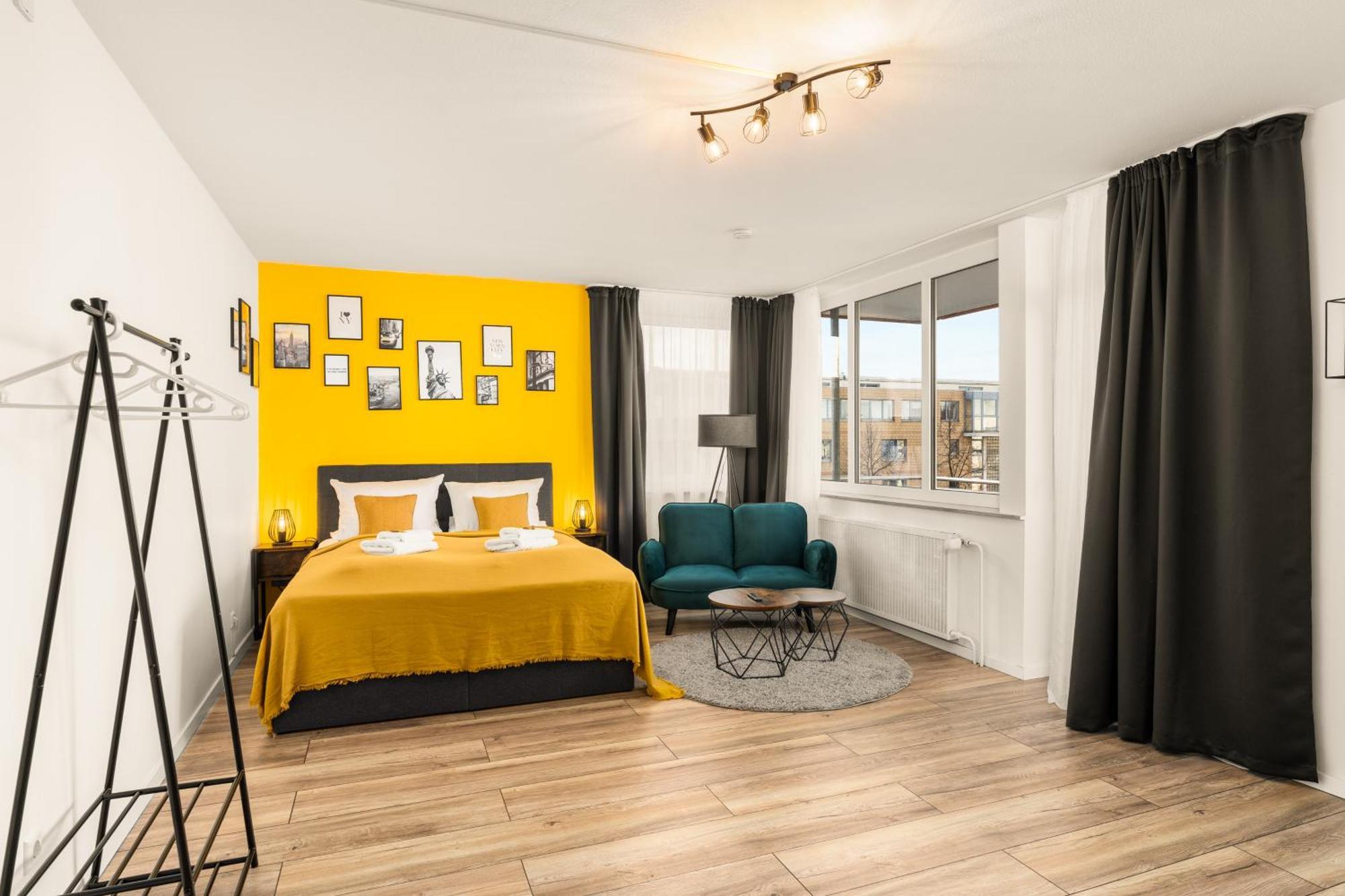 Free Living - City Design Apartments, Zentrum, Outlet, Balkon, Kueche Wolfsburg Dış mekan fotoğraf