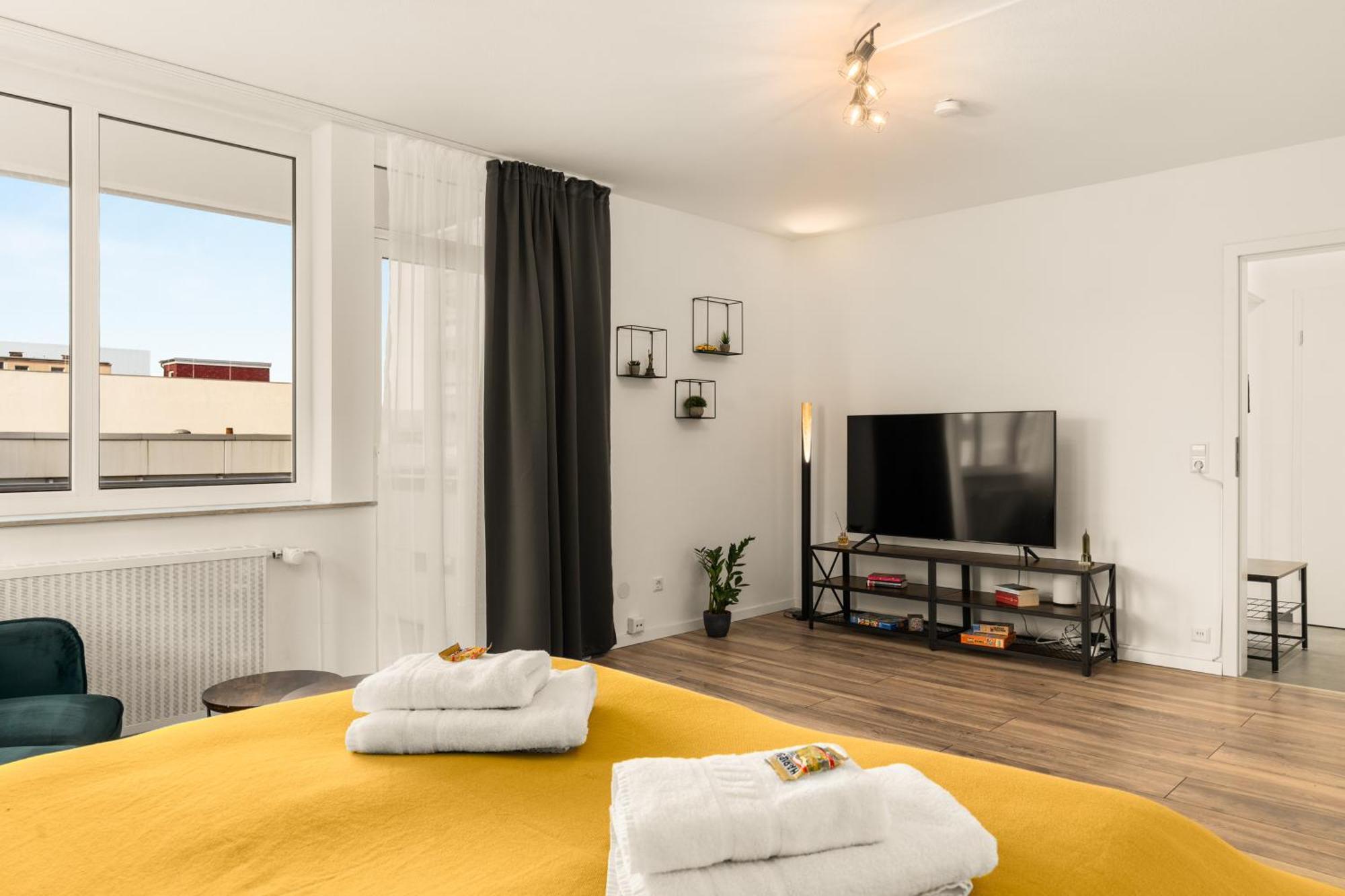 Free Living - City Design Apartments, Zentrum, Outlet, Balkon, Kueche Wolfsburg Dış mekan fotoğraf